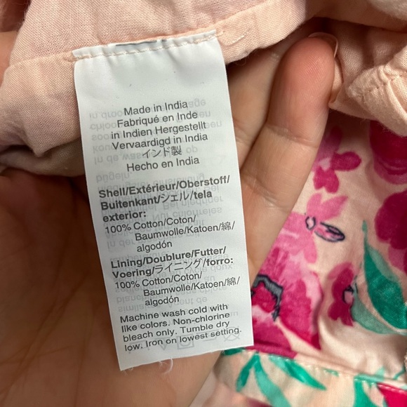 J Crew Womens Sleeveless Wrap Dress Size 4 Floral Midi Tropical Hawaiian Pink - Picture 8 of 8